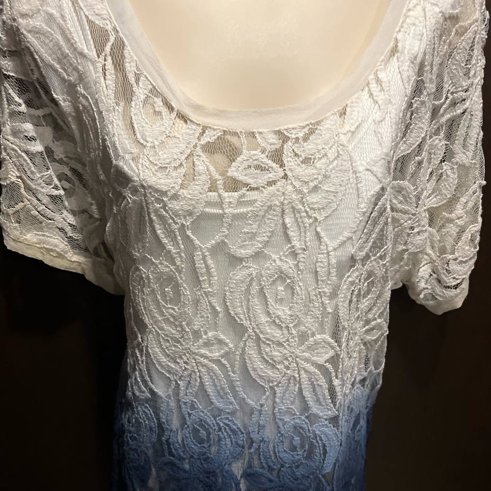 Lace top/blouse by Reba
